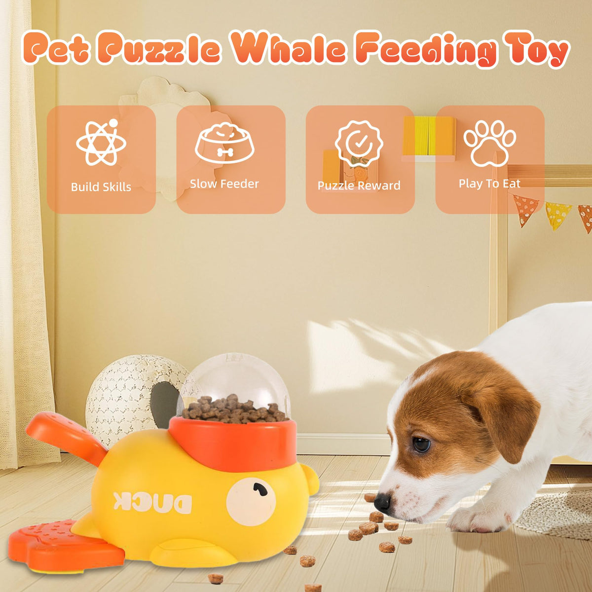 Gioco interattivo Papera Snack per cani